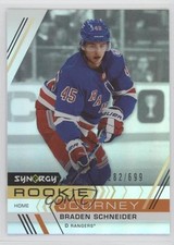 2022 Upper Deck Synergy Rookie Journey Home 282/699 Braden Schneider #RJ-7 5b7