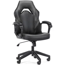 OLIXIS Computer Gaming Chair - PU Leather Ergonomic Office Chair Swivel Desk ...