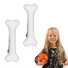 2 Pieces Bone Hair Clip Skull Skeleton HairPins Side Hair Clip Cosplay Costume D