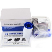 534000-003 Color Ribbon Kit for Datacard SP35 SP55 SP75 Plus, YMCKT 500 White 