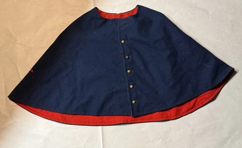 Civil War Union Army Infantry Cape / Short Cape Coat With Eagle Buttons