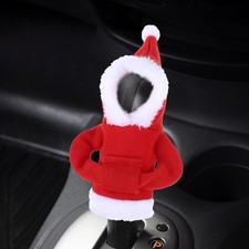 Christmas Car Gear Shift Hoodie Cover, Funny Red Mini Hoodie Auto Shifter Knob P