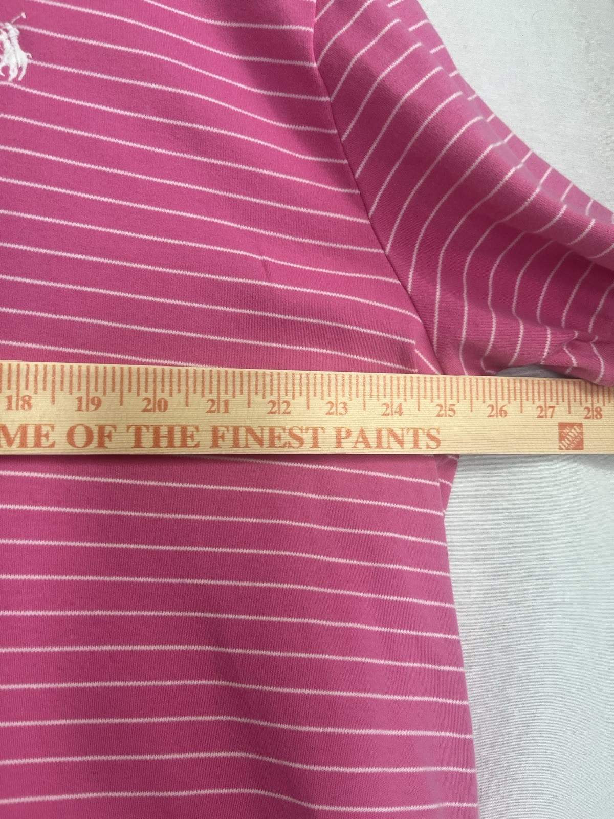 Polo Ralph Lauren Pink Striped Polo Men’s Size XL Cotton Short Sleeves thumbnail 9