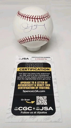 Jim Leyland Signed Rawlings Official Major League Baseball JSA COA TIGERS A10