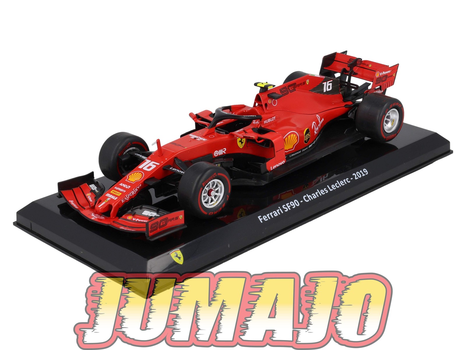 Ferrari SF90 2019 F1 Leclerc 1/24 Altaya deco de bureau ideale pour passionné de course