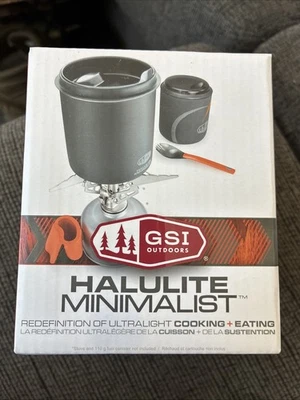 GSI Outdoors Halulite Minimalist Ultralight Backpack/Camp 0.6L Pot/Mug- New