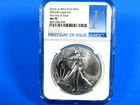 2026 (W)  Uncirculated American Silver Eagle, 40th Ann., NGC Ms 70,   FDOI