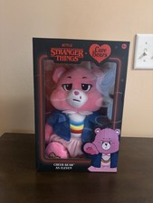 Netflix - Care Bears x Stranger Things Cheer Bear as Eleven, 12 Inch Plush