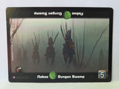 Star Wars Young Jedi CCG Menace of Darth Maul: Naboo Gungan Swamp #137