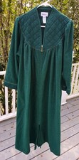 Vintage VANITY FAIR Women s Green Zip Shevelva Robe Sz. Medium with 2 Pockets