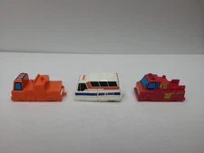 Vintage 1983 Buddy L Quick Changers Lot Of 3 Vintage Fire Truck/Bus/Truck