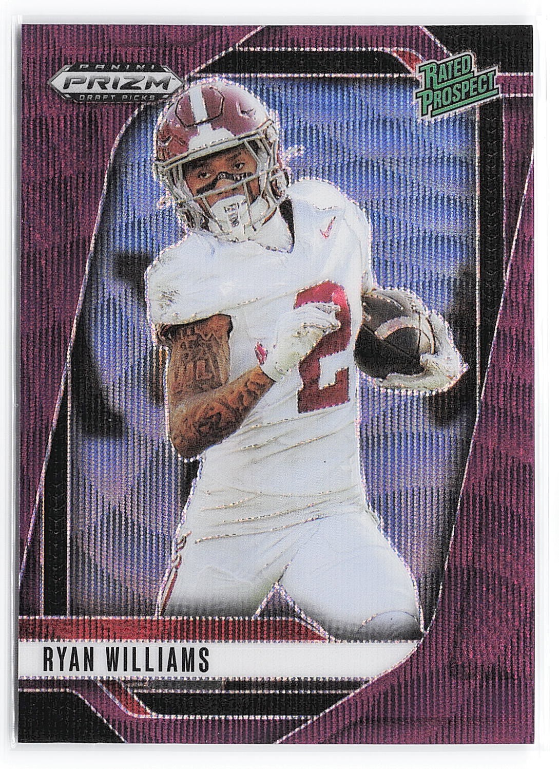 2025 Panini Prizm Draft Picks #151 Ryan Williams Prizms Purple Wave