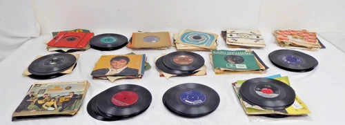 x150 7" Vinyls Records Job Lot 70s 80s Rock Pop Elvis The Seekers Emerson Moody