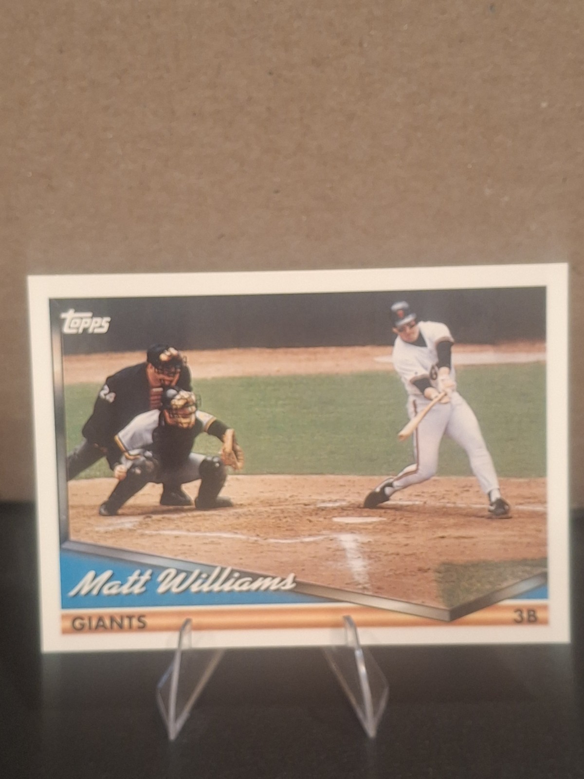 1994 Topps - Pre-Production Matt Williams #225 Green Nameplate