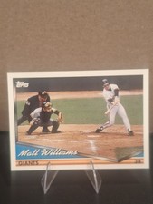 1994 Topps - Pre-Production Matt Williams #225 Green Nameplate