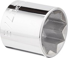 Wright Tool 3328 - 3/8Inch Drive 8 Point Standard Double Square Socket - 7/8Inch