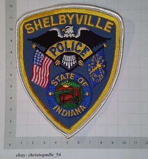 Indiana Shelbyville Police Department US USA Patch Polizei Abzeichen Sheriff