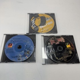 Sega Dreamcast Game Lot House of the Dead 2 Crazy Taxi NBA 2K Disc Only 3 Games