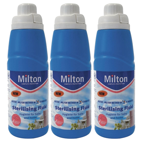 Milton Sterilising Fluid Disinfect Baby Bottles Soothers Kitchen Faster