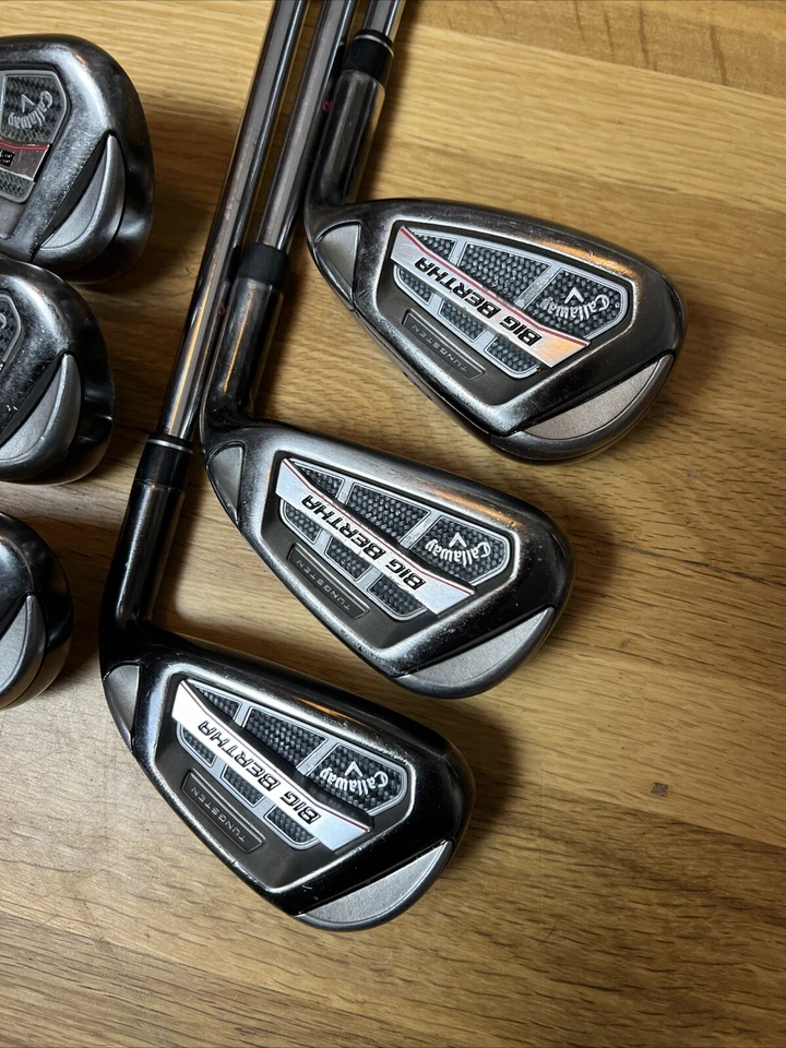 Callaway Big Bertha OS Tungsten Iron set 6-AW Speedstep Regular Shaft 2° Flat - Image 2 of 4