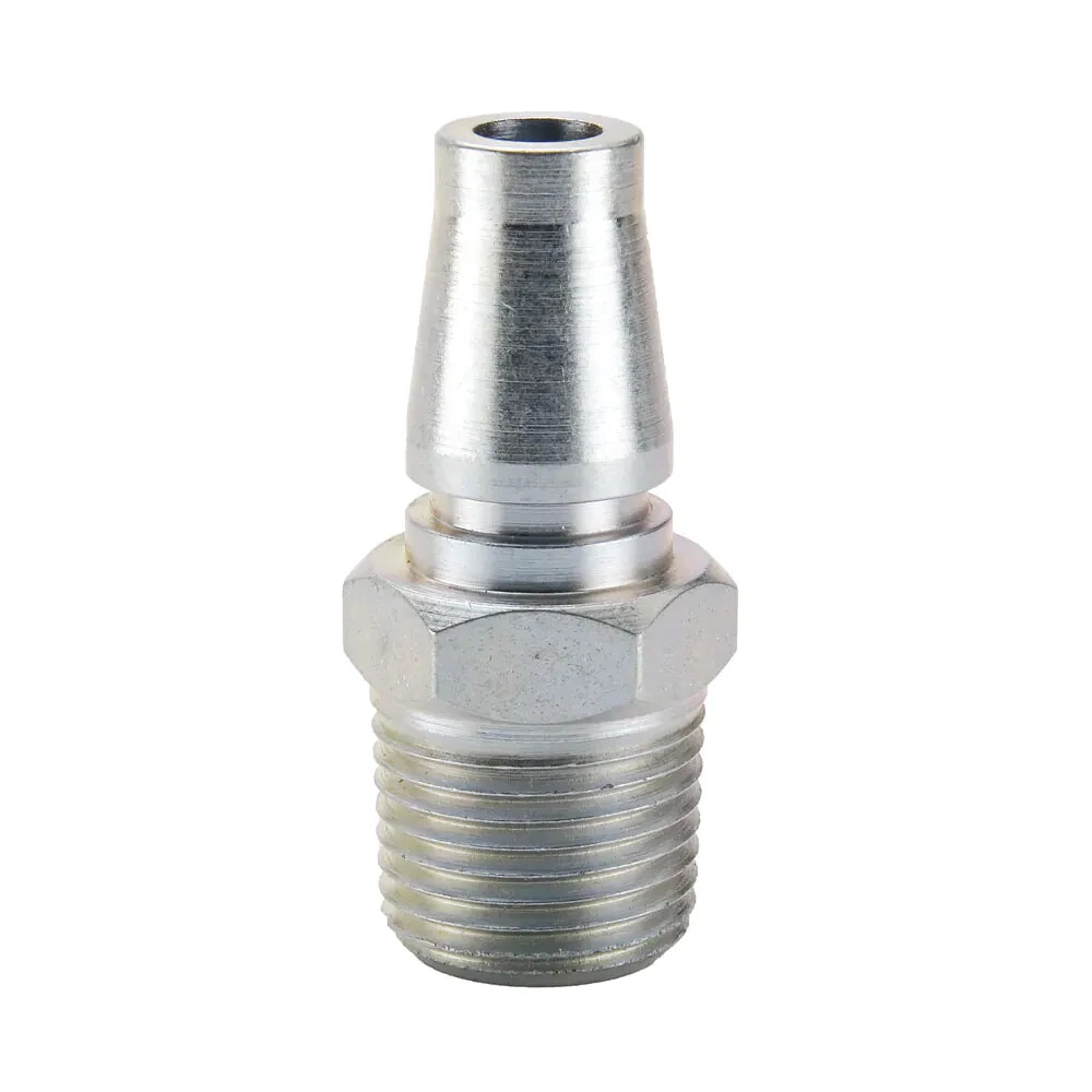 PARKER USA 1/2" NPTF to 1/4" Male Quick Connect Coupler Plug Nipple TL-504-4MP