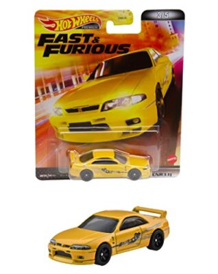 ミニカー Hot Wheels NISSAN SKYLINE GT-R (BCNR33) HOT WHEELS Nissan Skyline GT-R BCNR33 Czarny HKS
