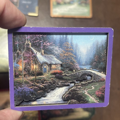 6 verschiedene Vintage 1990er Thomas Kinkade Kühlschrankmagnete - 2-dimensional gerahmt - Bild 9 von 18