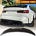 Real Carbon Rear Trunk Spoiler Tail Wing For Bmw G20 330i M340i G80 M3 2018-2024