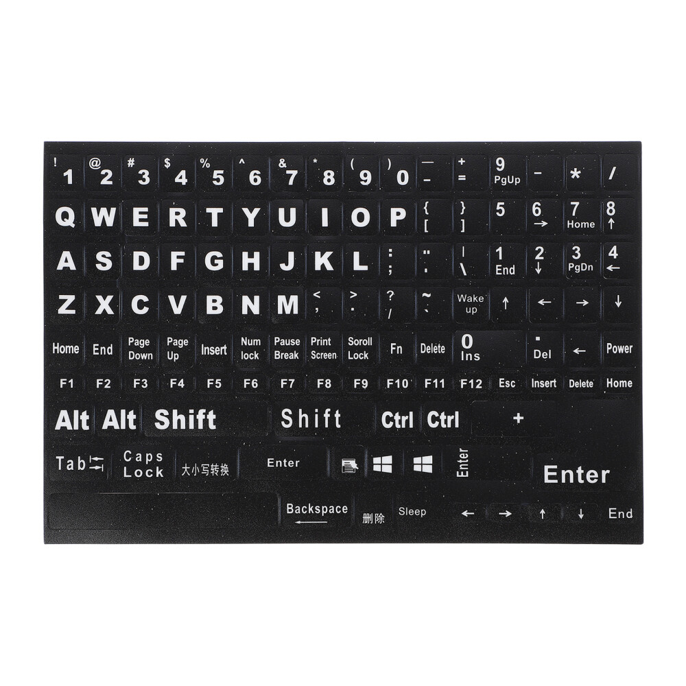 Keyboard Letters Replacement Stickers English Cute Computer for