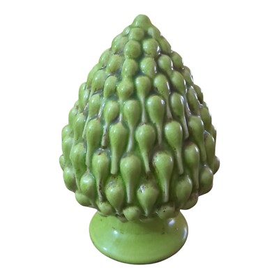 Artichoke Terracotta Egypt Pineal Gland Sideboard Mantel Garnitures 11.5''