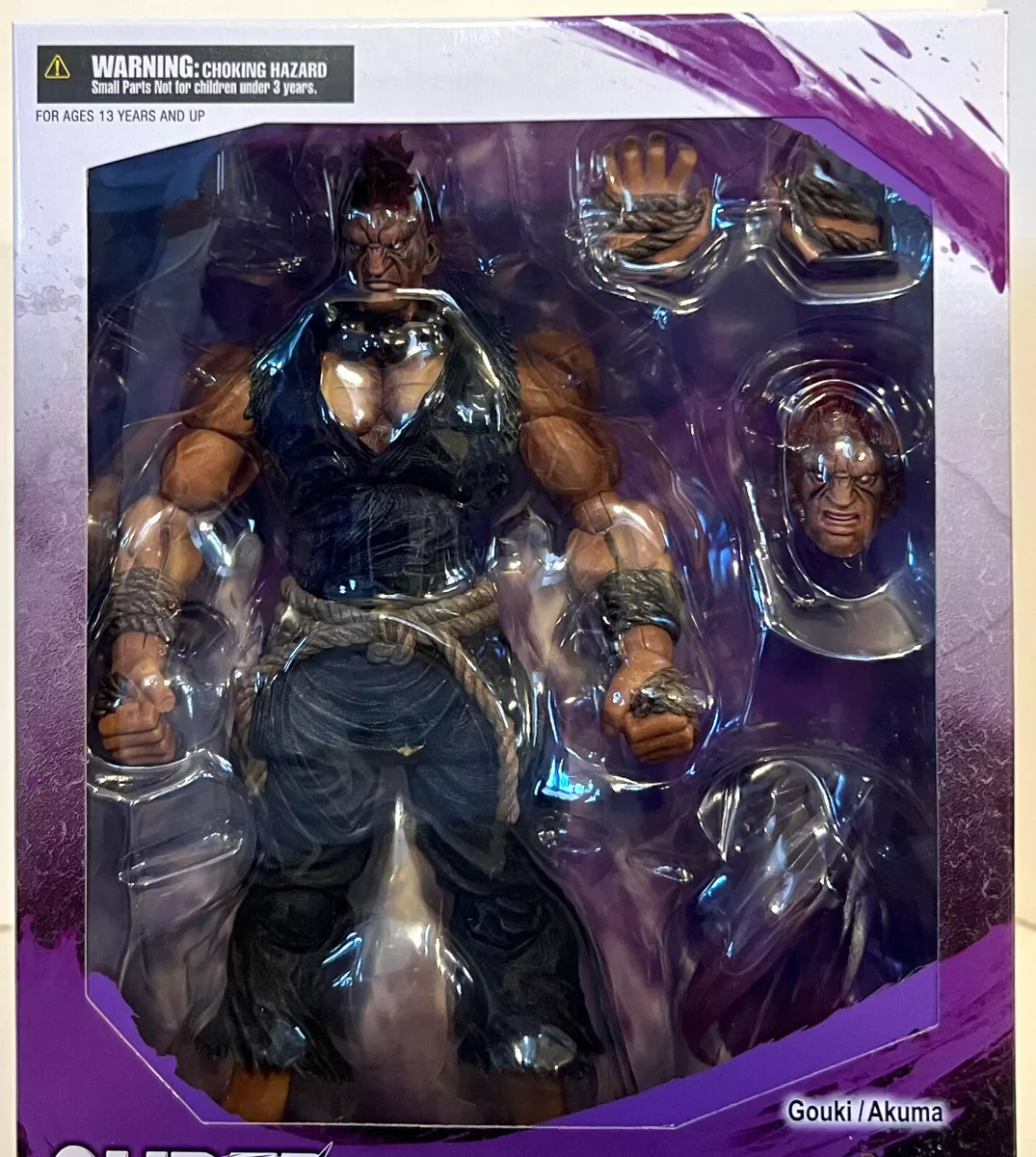 New Capcom Street Fighter IV 20th Anniversary Akuma Action Figure