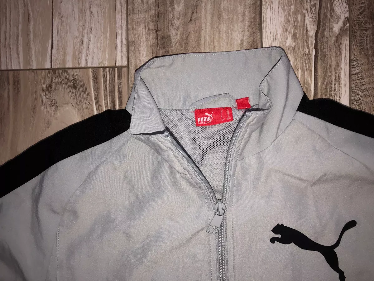 Pretty Jacket Of Tracksuit Grey Black Puma Size 12 Years