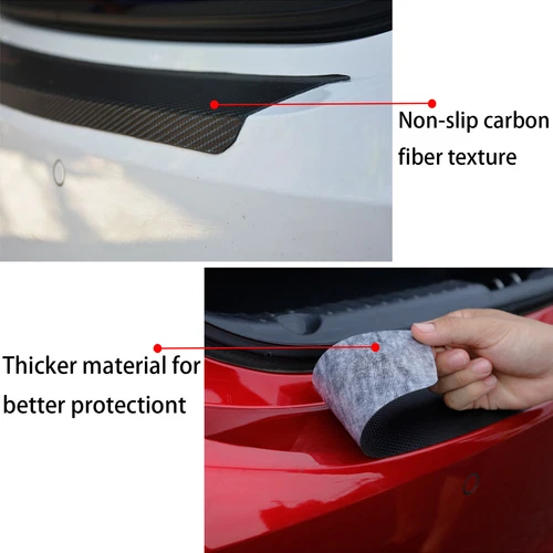Rear Bumper Guard Protector Trim Car Trunk Protectors For Mazda Cx5 (white) - Picture 5 of 5