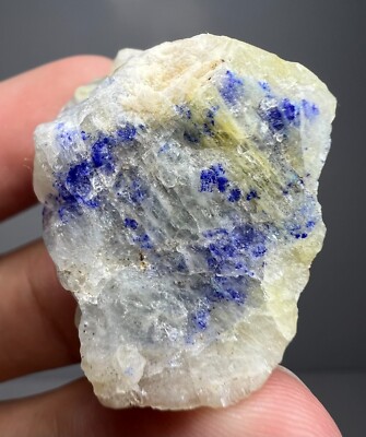 65 CT Rare Fluorescent Hackmanite Included Sodalite From Badakhshan @AFG