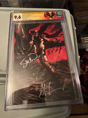 Return of Wolverine #1 Adi Granov X-Force Costume Virgin Variant CBCS 9.6 3x sig