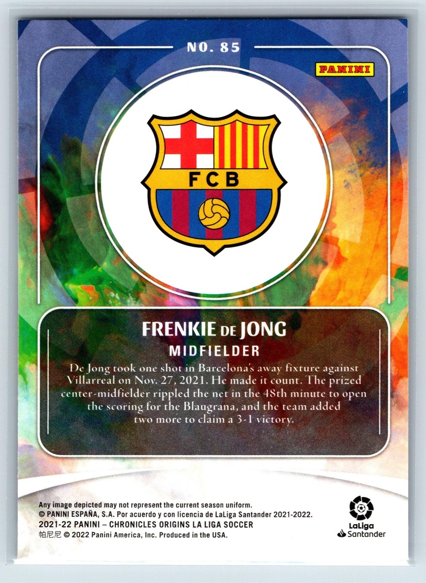 Frenkie de Jong 2021-22 Panini Chronicles: Origins La Liga FC
