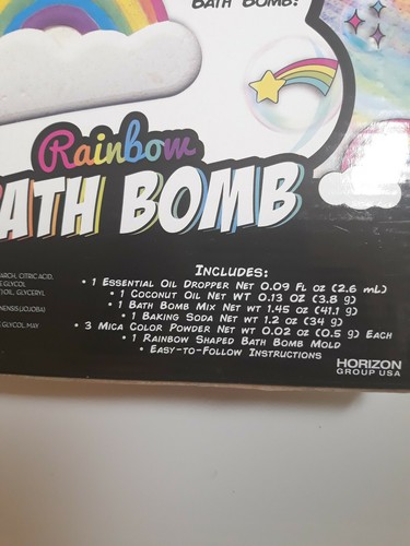 Pop Fizz DIY Bath Bomb. Mix and Mold your own Rainbow Bath Bomb - Picture 2 of 5
