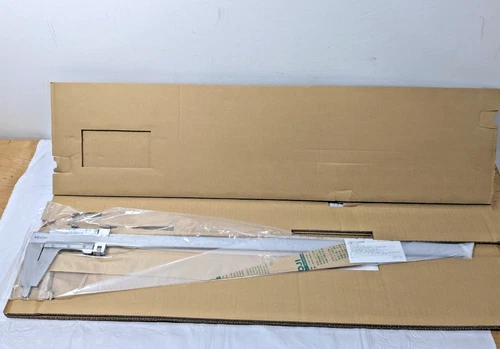 Mitutoyo Nib Jaw Fine Adjustment Vernier Caliper SS 0-24" Range CM24"Y 160-102