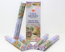 Hem CALL MONEY Incense Sticks: Choose: 20, 60, 100 or 120 Stick