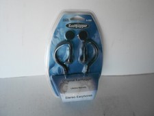 New/Sealed Original EarHugger A-1000 Stereo Earphones w/frames Black