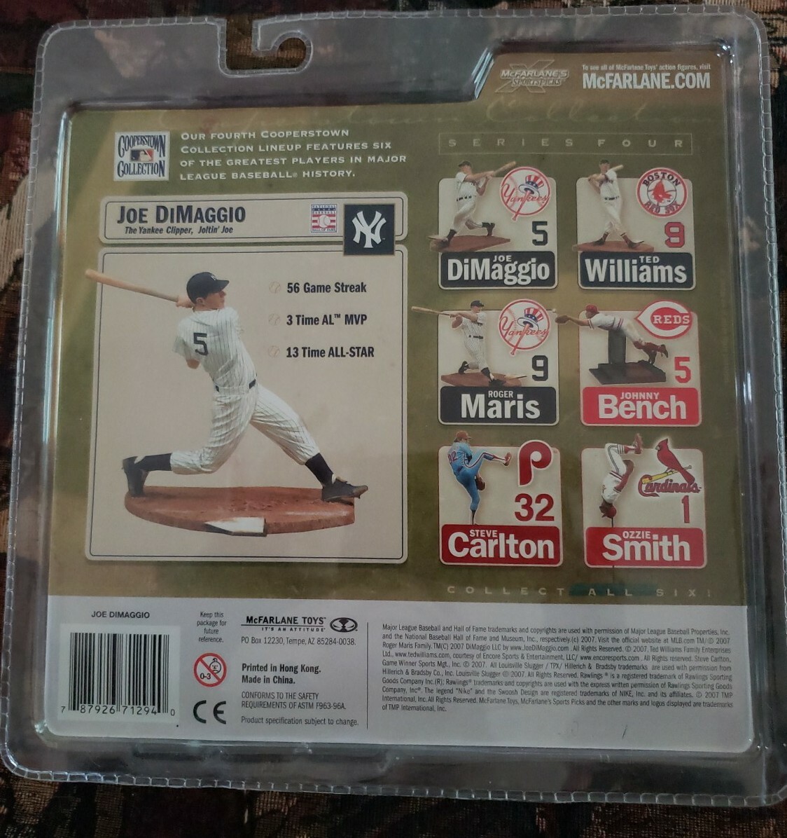 Joe DiMaggio #5 New York Yankees Cooperstown Series 4 Figure (2007