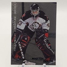 1999-00 ITG Be a Player Millennium Signature Series #35 Martin Biron Sabres