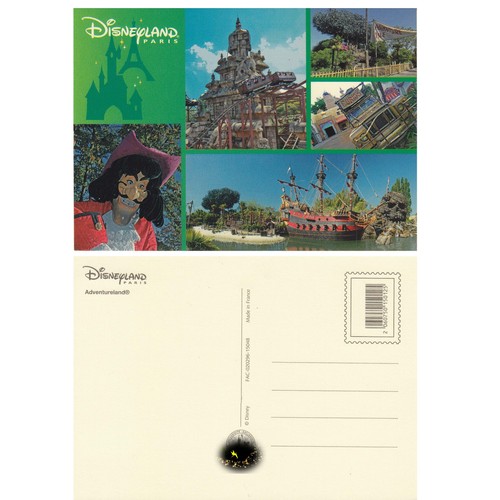 13 postales de Disneyland París - nuevas - calle principal - Discoveryland - Frontierland - Imagen 2 de 11