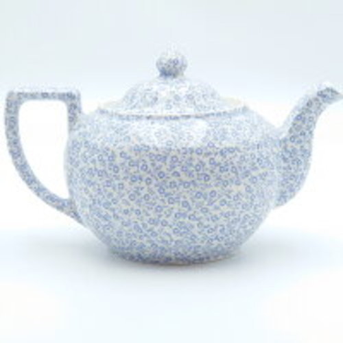 Burleigh Blue Felicity Series Tea pot L 1000cc Hand Craft Blue - Picture 2 of 6
