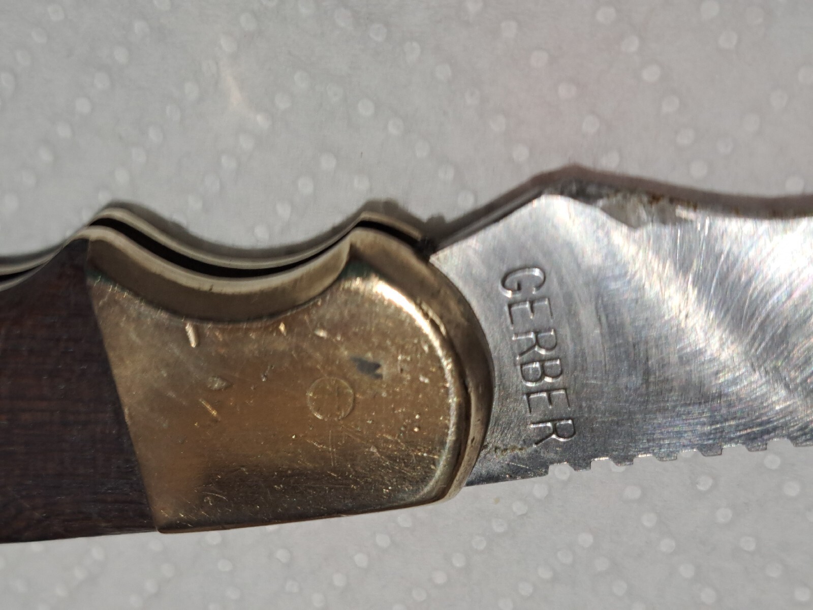 Gerber MAGNUM Folding Hunter vintage USA knife eBay