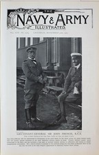1901 Print von Lieutenant General Sir John French &ndash; New Chief 1st Army Corps