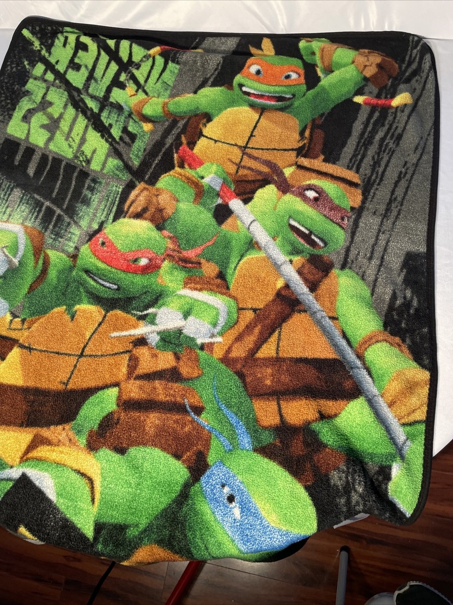 Nickelodeon TMNT Teenage Mutant Ninja Turtles Blanket Never Cross