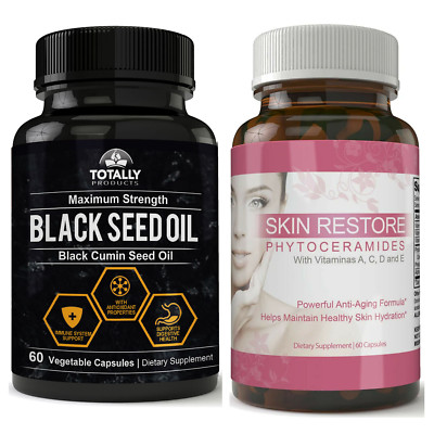 Black Cumin Seed Immune Support & Skin Restore Anti-Aging Collagen Supplement