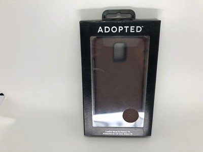 ADOPTED Snap Leather Cover Case for Samsung Galaxy S5 S 5 Sumatra/Root