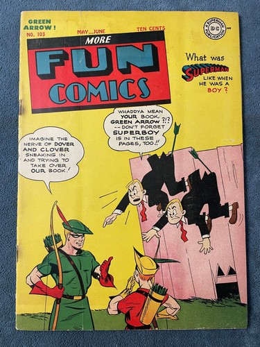 More Fun Comics #103 1945 DC Comics 3rd Superboy Last Green Arrow Cover VG/FN